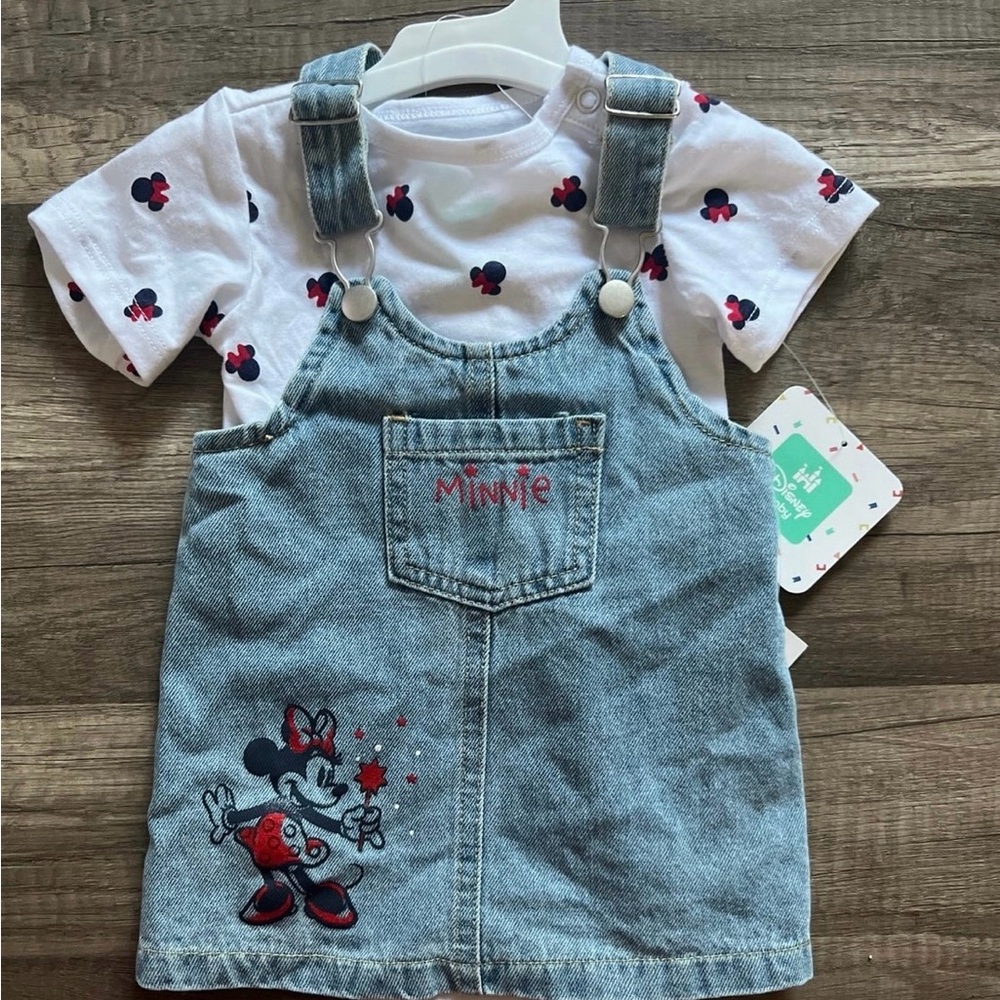 Minnie Mouse overalls